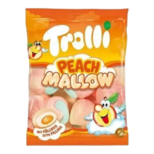 Trolli 150G Peach Mallow Habcukor
