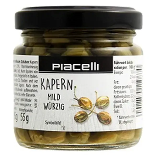 Piacelli capers mild-aromatic 95 g