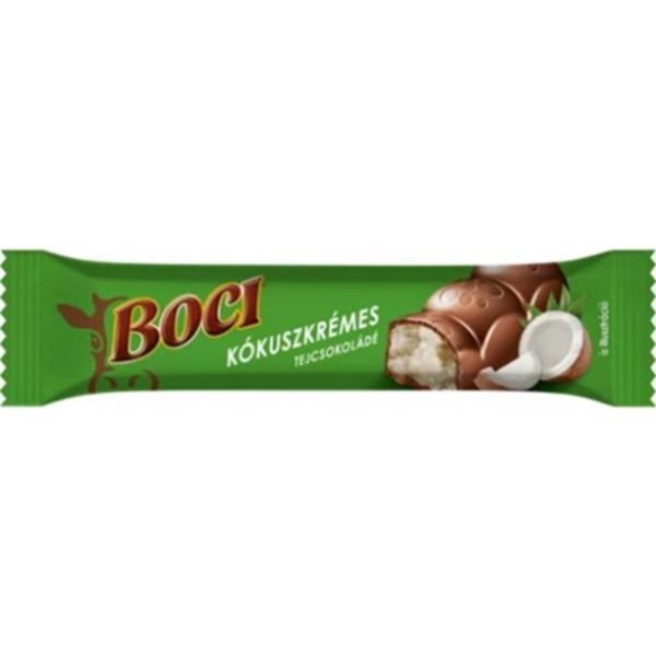 Boci 34G Kókuszkrémes Tejcsokoládé Szelet