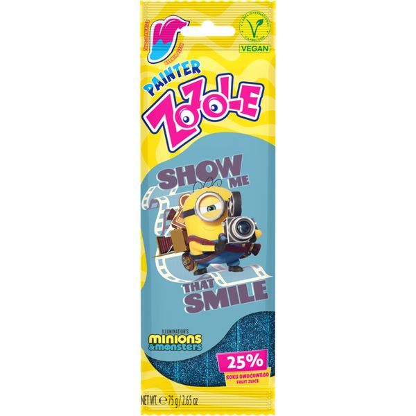Zozole minions kék színű nyelvfestős gumicukor 75 g