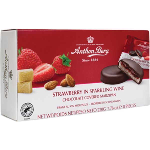 Anthon Berg 220G Strawberry In Champagne