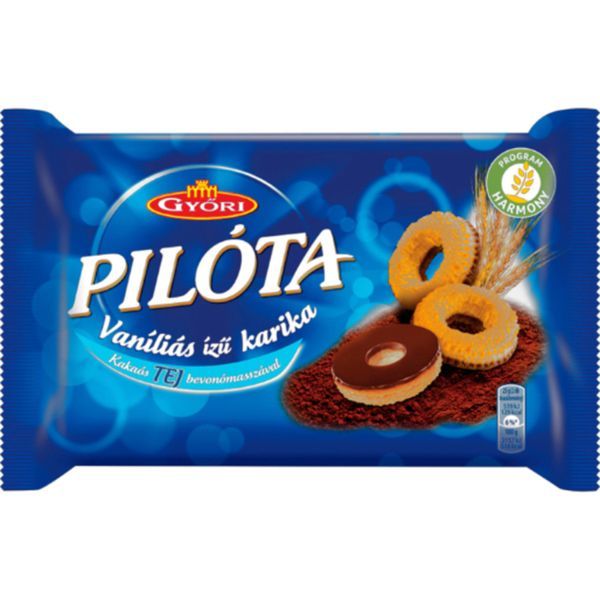 Pilóta Vaníliás Karika Tej 150G