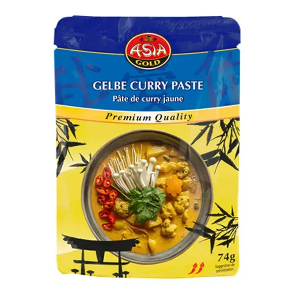 Asia Gold 74G Curry Paste Yellow