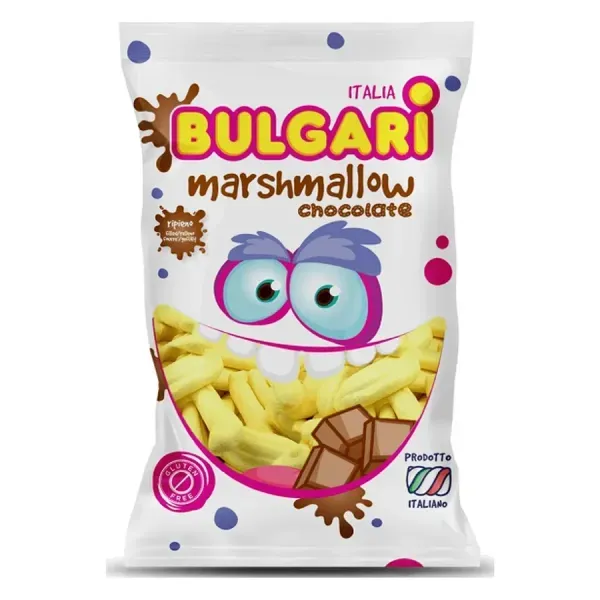 Bulgari 1Kg Banán Csokival Töltött Habcukor
