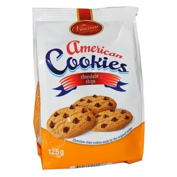 Vincinni 125G American Cookies Teasütemény kakaó bevonattal