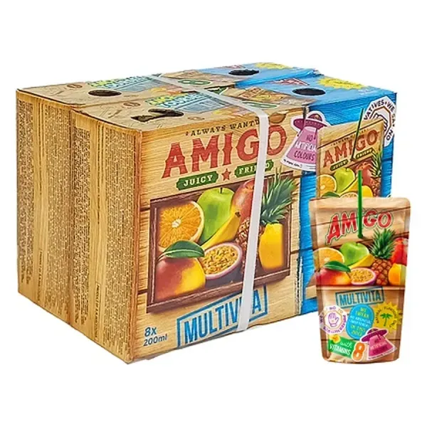 Amigó 200ML Szívószálas Multivitamin