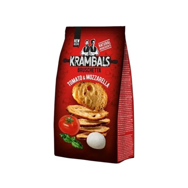 Krambals 70-84G Bruschetta Tomato & Mozzarella - Paradicsom És Mozzarella Ízű Pirított Kenyérszelet