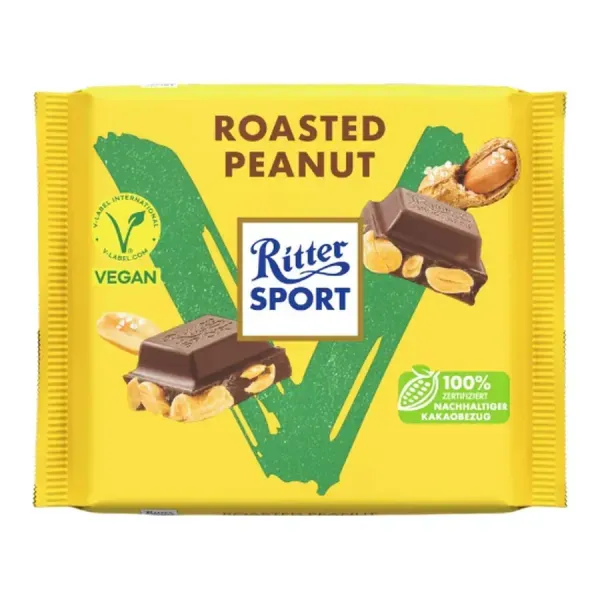 Ritter Sport 100G Roasted Peanut Vegán
