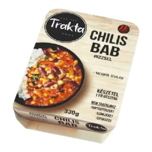 Trakta Készétel 330G Chilisbab Rizssel