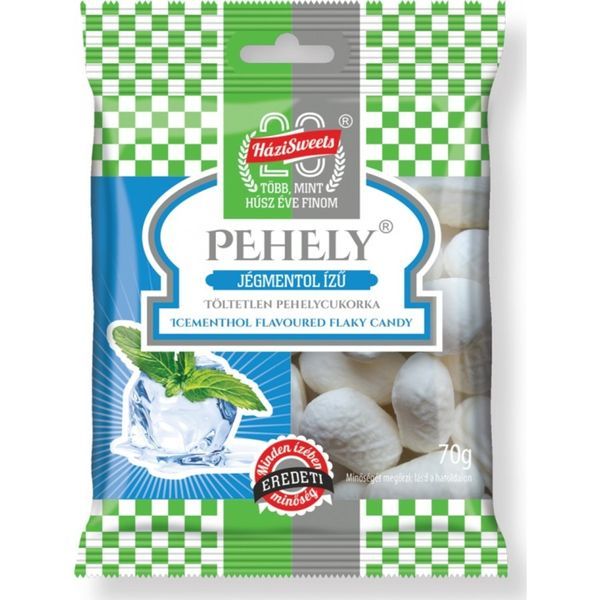 Pehelycukor 70G Mentol (Hazisweets)