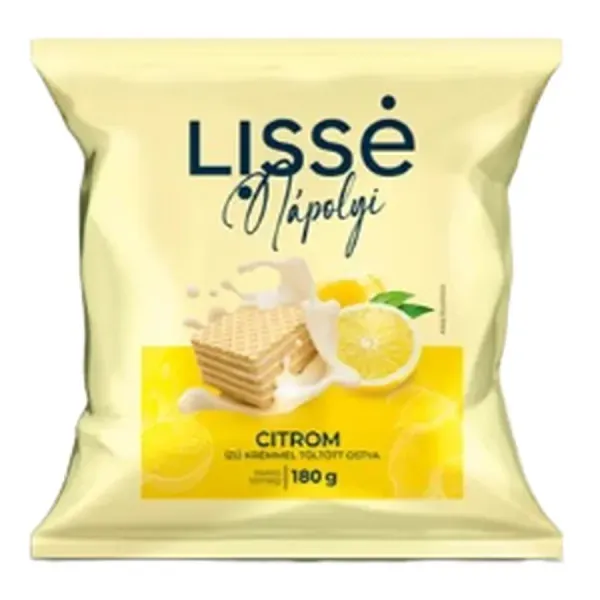 Lissé 180G Töltött Ostya Citromos
