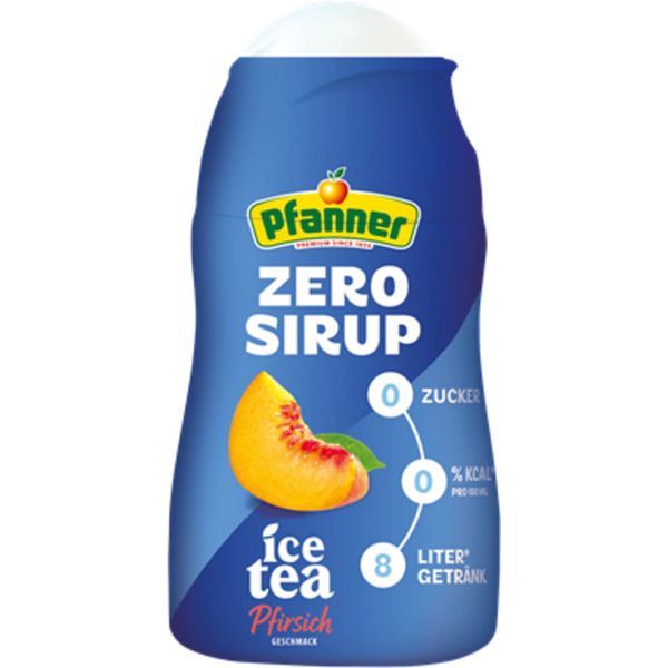 Pfanner 57Ml Zero Iced ea Syrup Peach