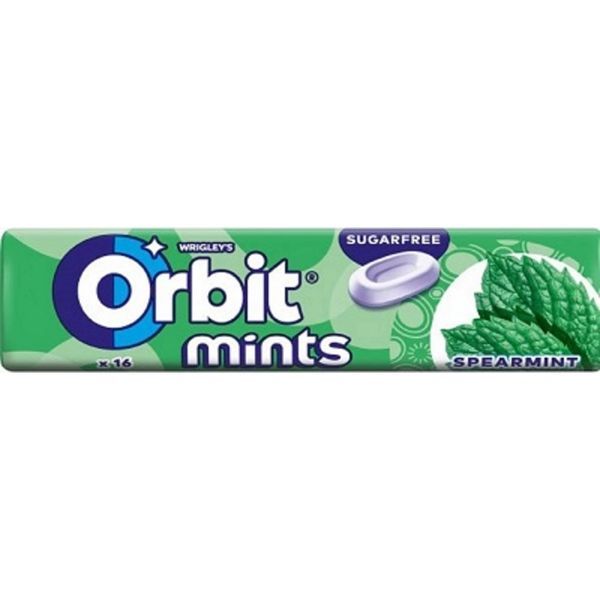Orbit Spearmint 28G Cukormentes Cukorka