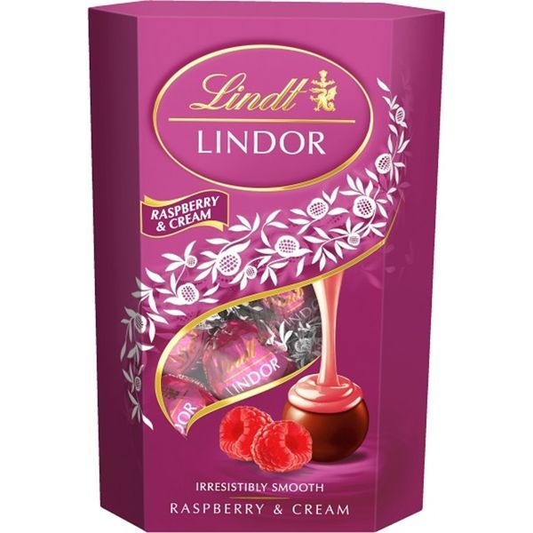 Lindt Lindor 200G Raspberry&Cream
