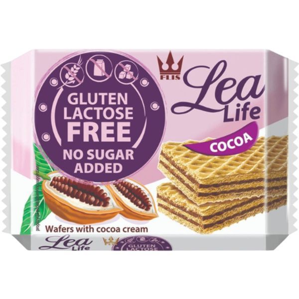 Lea Life 95G Ostyaszelet Kakaó Hozzáadott Cukor-, Glutén-, Laktózmentes