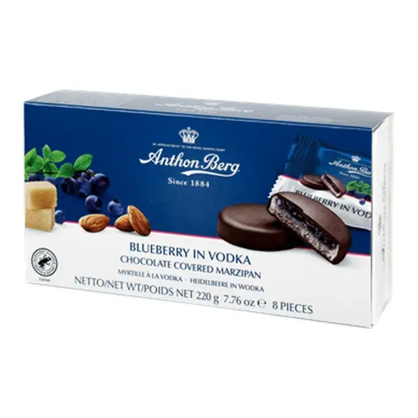 Anthon Berg 220G Blueberry In Vodka