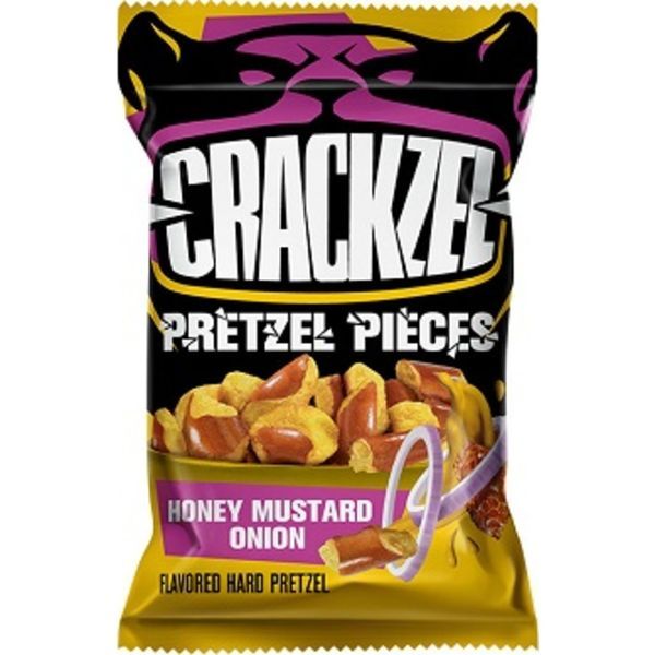 Crackzel 65G Mézes Mustáros és Vöröshagyma Ízű Perecdarabok