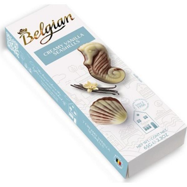 Belgian Seashells 65G Vanilla Tengergyümölcse Desszert