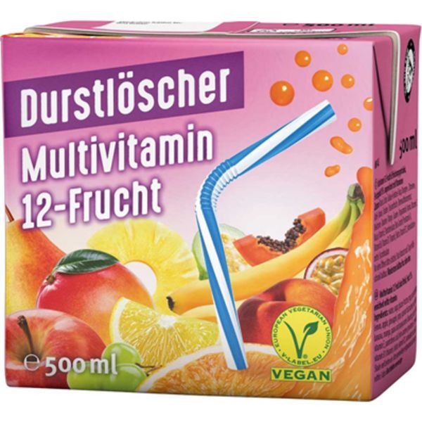 Durstlöscher 500ML Multivitamin 12 Fruits Zero