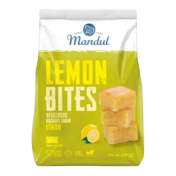 Mandul Lemon Bites 200G Citrom