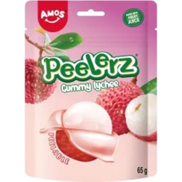 Amos peelerz lychee gumicukor 65 g