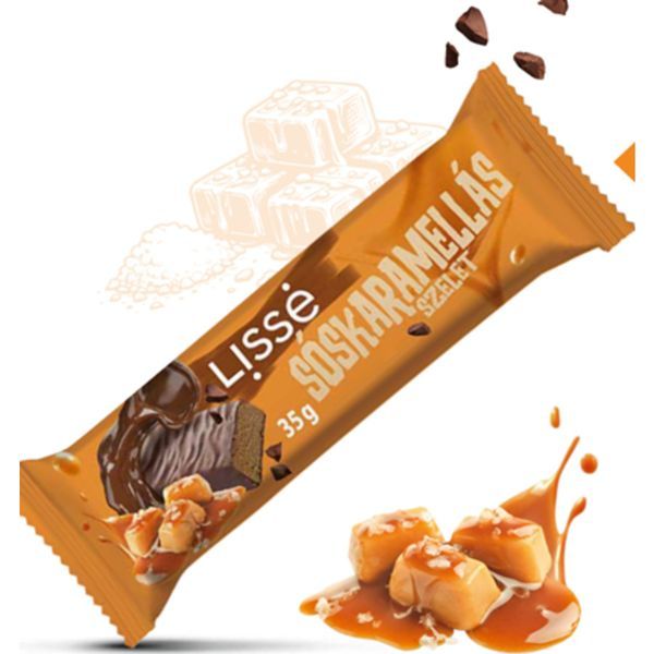 Lissé 31G Sóskaramellás Szelet Tejcsokoládéval Mártva