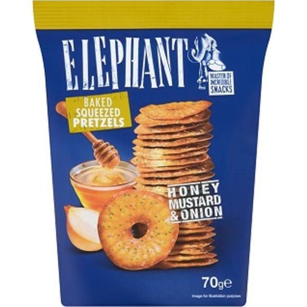 Elephant Snack 70G Lapos Perec Mézes-Mustáros-Hagymás