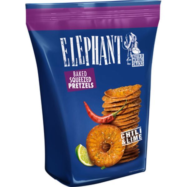 Elephant Snack 70G Lapos Perec Chili-Lime