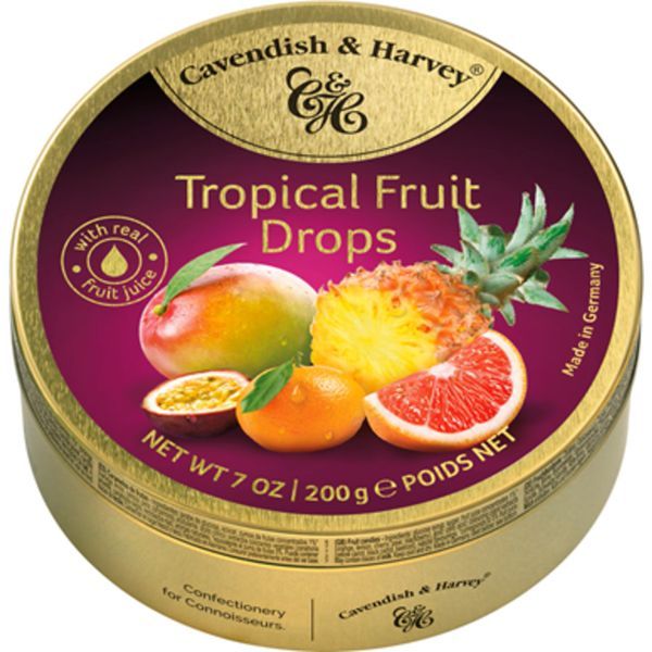 Cavendish&Harvey 200G Trópusi Gyümölcs Keménycukorka (CH-6698)
