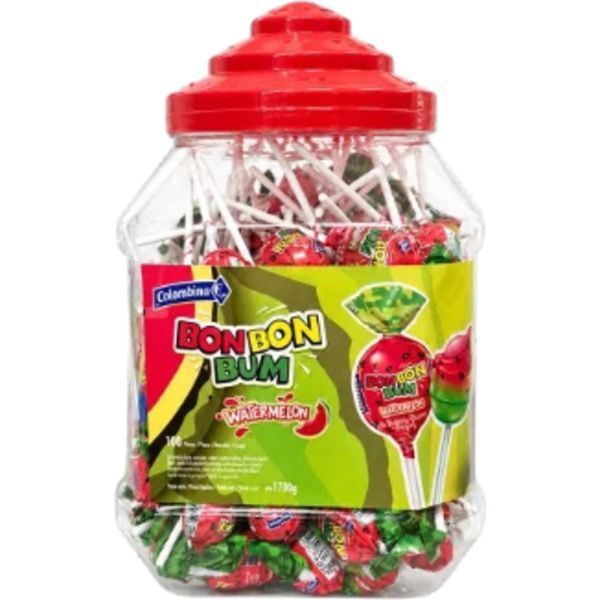 Bon Bon Bumm Rágós Nyalóka Watermelon 17G