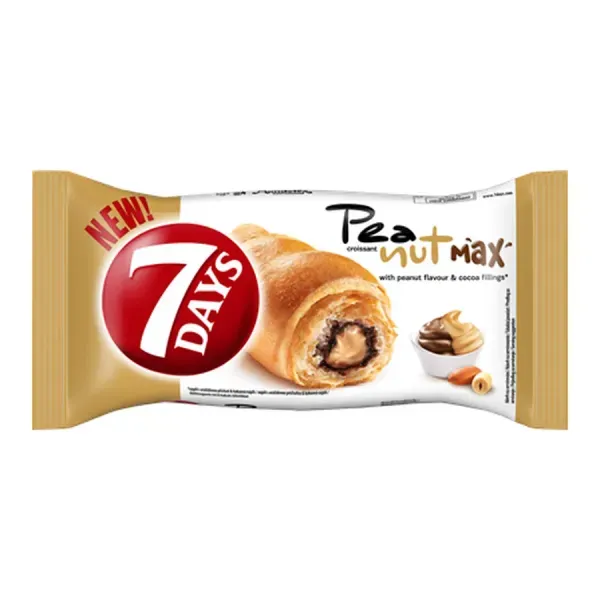 7 Days Croissant Double 80G Földimogyoró-Kakaó