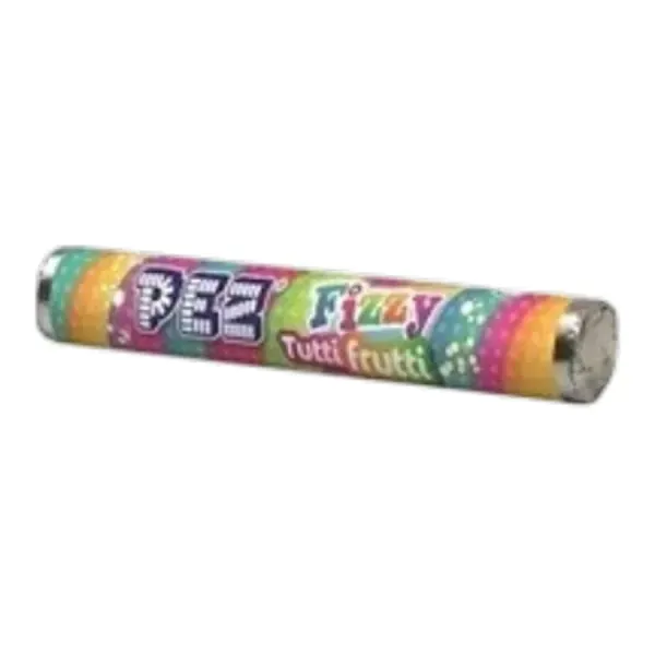 Pez Fizzy Tutti-Frutti Óriás Rolni 46G