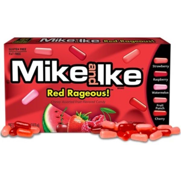 Mike and Ike 120G Red Rageous Cseresznye és Bogyó ízű Cukorka