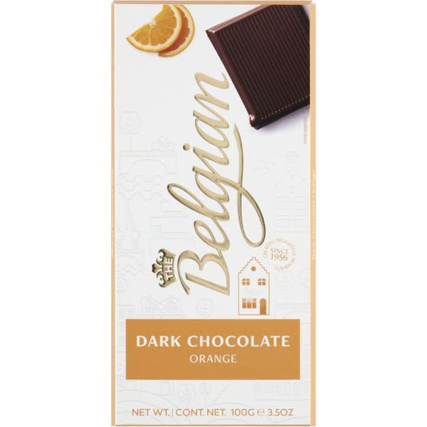 Belgian Dark Orange 100G Étcsokoládé Narancs Darabkakkal