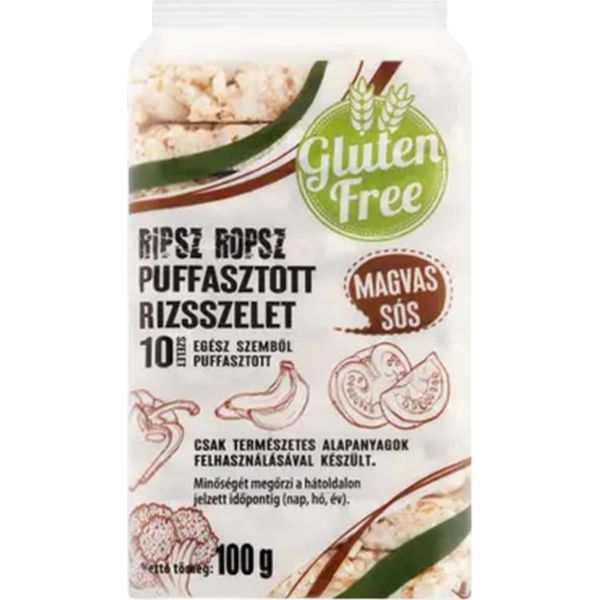 Gárdonyi Ripsz Ropsz 100G Rizsszelet Sós Magvas