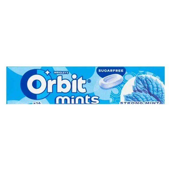 Orbit Strong Mint 28G Cukormentes Cukorka