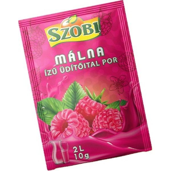 Szobi 10G Málna ízű üdítőital por