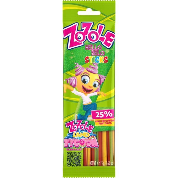 Zozole 75G Ghost Sticks gyümölcsízű gumicukor