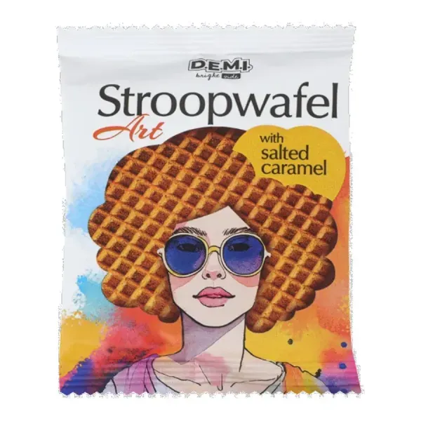 Demi Art 33G Holland szirupos ostya Sós-karamellás