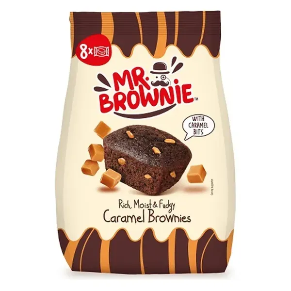 Mr. Brownie 200G Karamell darabos Brownie (8*25g-zacskós)