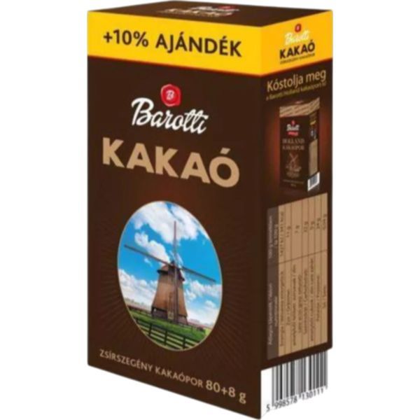 Barotti 88G Holland Prémium 10-12% Kakaópor