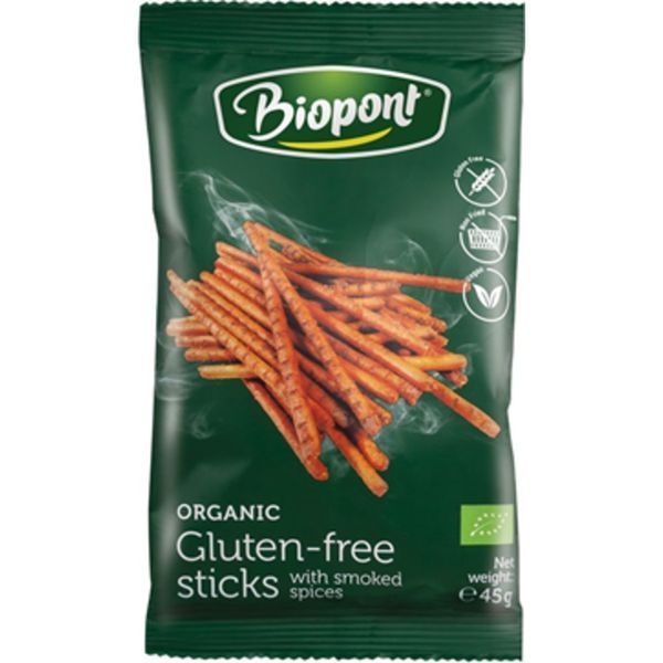 Biopont 46G Gluténmentes Sóspálcika Füstös ízű Vegán