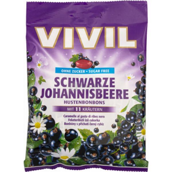 Vivil 60G Cukormentes Feketeribizlis Torokcukor