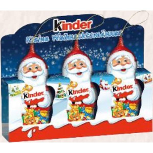 Mikulás 45G /3*15G/ Kinder Fenyődísz