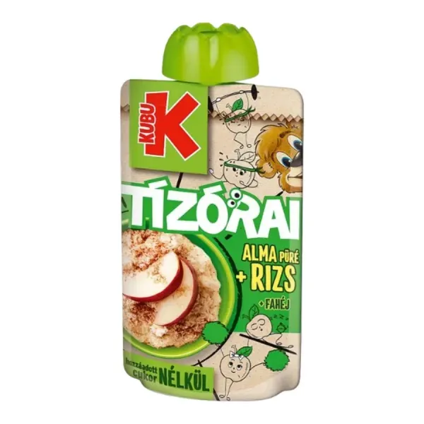 Kubu 100G Tízórai Almás Fahéjas Püré + Rizs