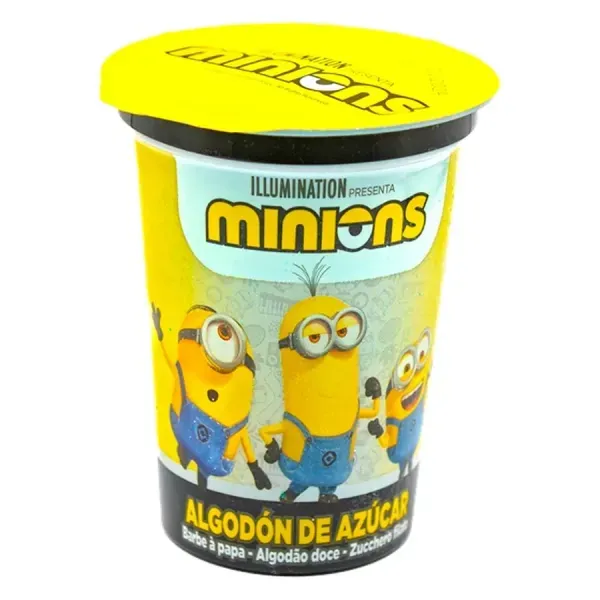Candy Floss Minyonok Banán ízű poharas vattacukor 20G