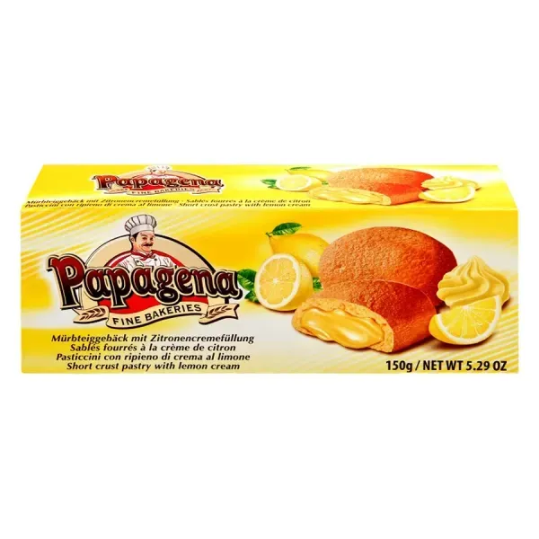 Papagena 150G Biscuits Lemon