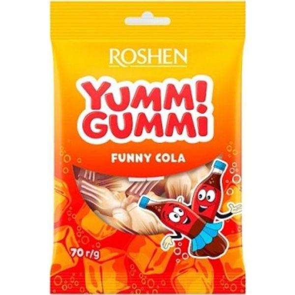 Yummi 70G Gummi Funny Cola Gumicukor