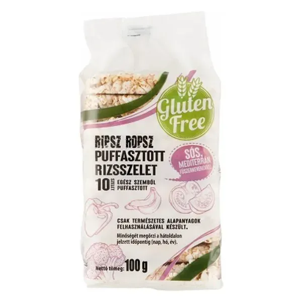 Gárdonyi Ripsz Ropsz 100G Rizsszelet Sós - Mediterrán fűszerkeverékkel