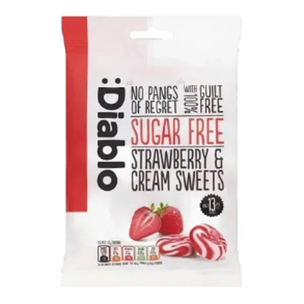 Diablo 75G Cukorka Epres (cukormentes)